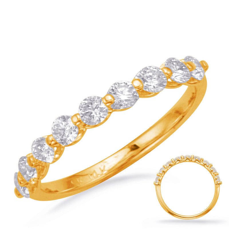 Yellow Gold Wedding Band - EN1708-BYG