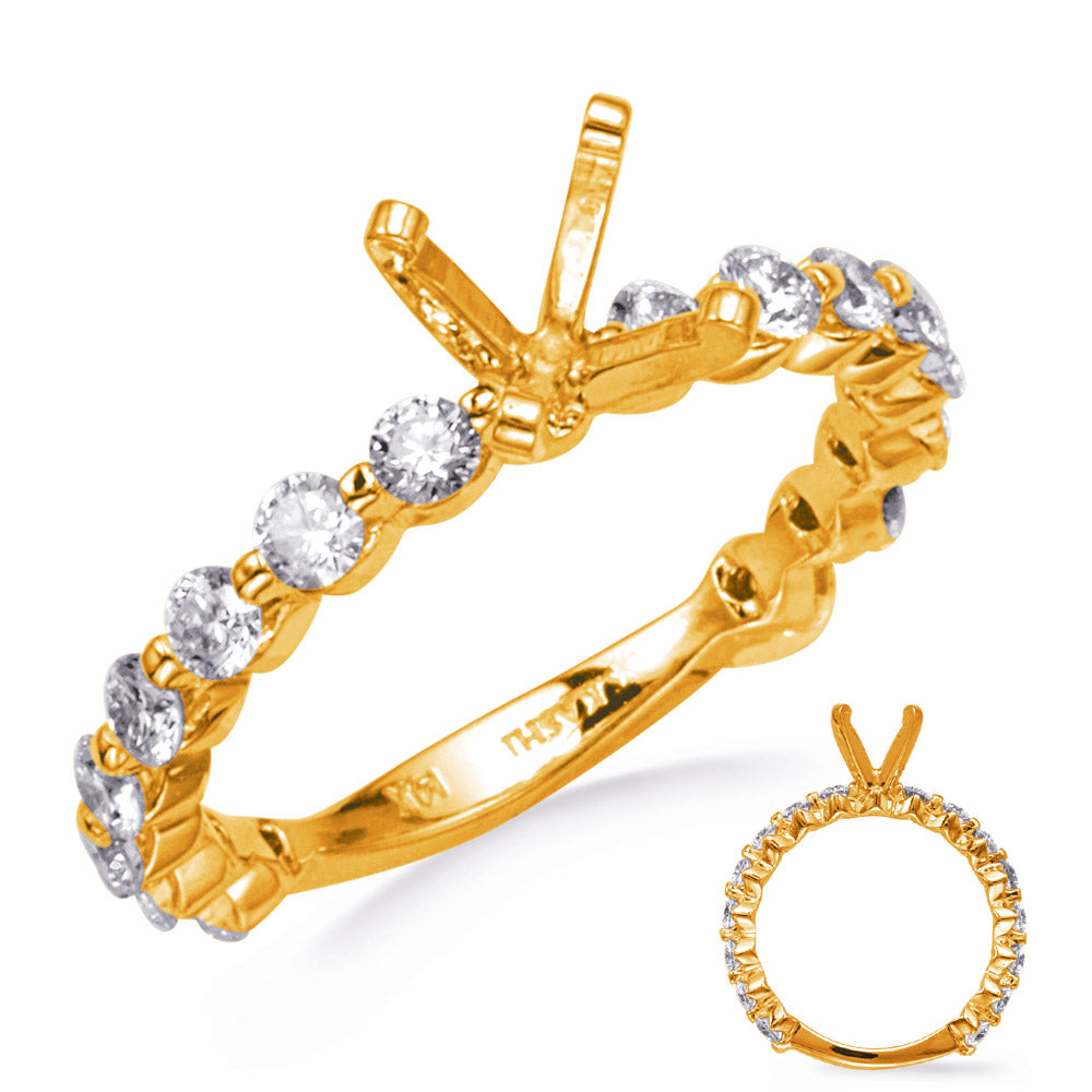 Yellow Gold Engagement Ring - EN1709YG