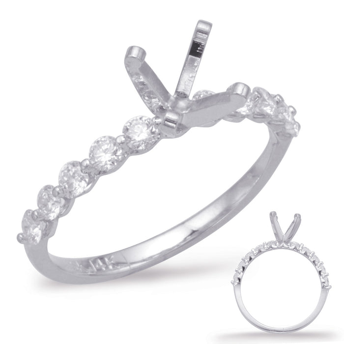 White Gold Engagement Ring - EN1718WG