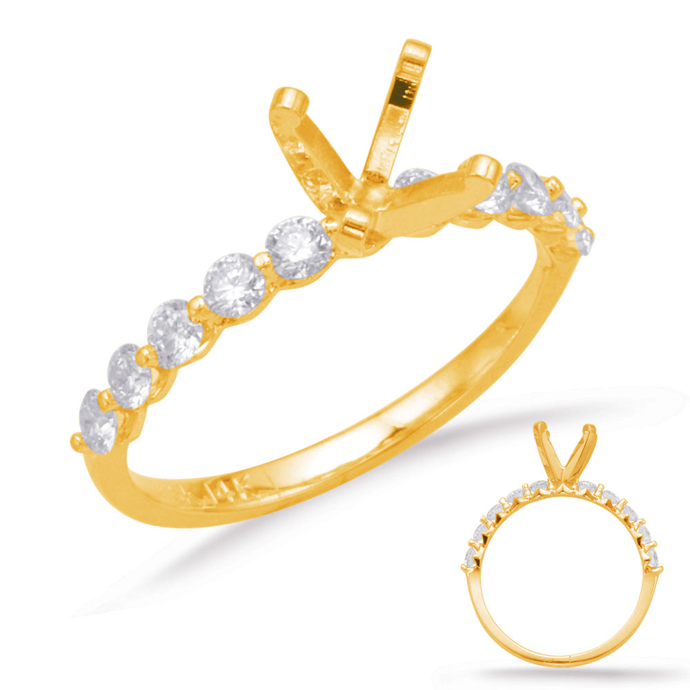 Yellow Gold Engagement Ring - EN1718YG