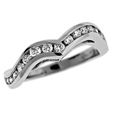 White Gold Matching Band - EN1719-BWG