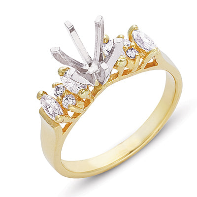 Yellow Gold Engagement Ring - EN1721