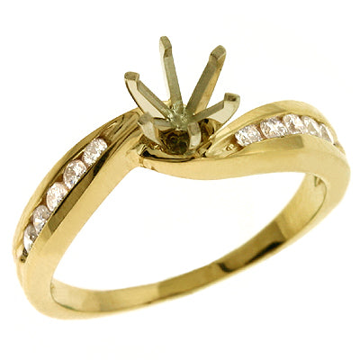 Yellow Gold Engagement Ring - EN1724YG