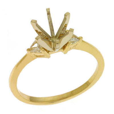 Yellow Gold Engagement Ring - EN1727