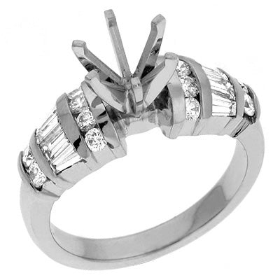 Platinum Engagement Ring - EN1734-PL