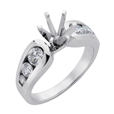 White Gold Engagement Ring - EN1763WG