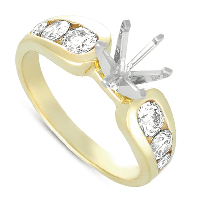 Yellow Gold Engagement Ring - EN1763YG