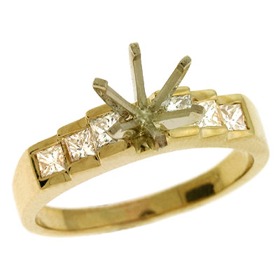 Yellow Gold Engagement Ring - EN1793YG
