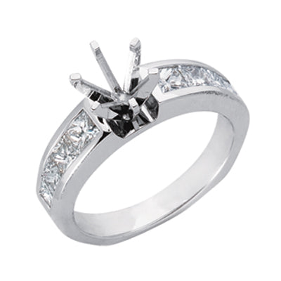 White Gold Engagement Ring - EN1796WG