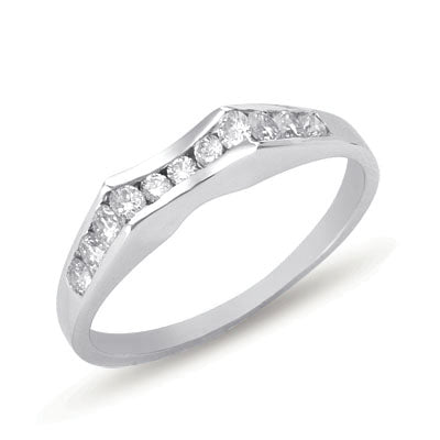 White Gold Matching Band - EN1798-BWG
