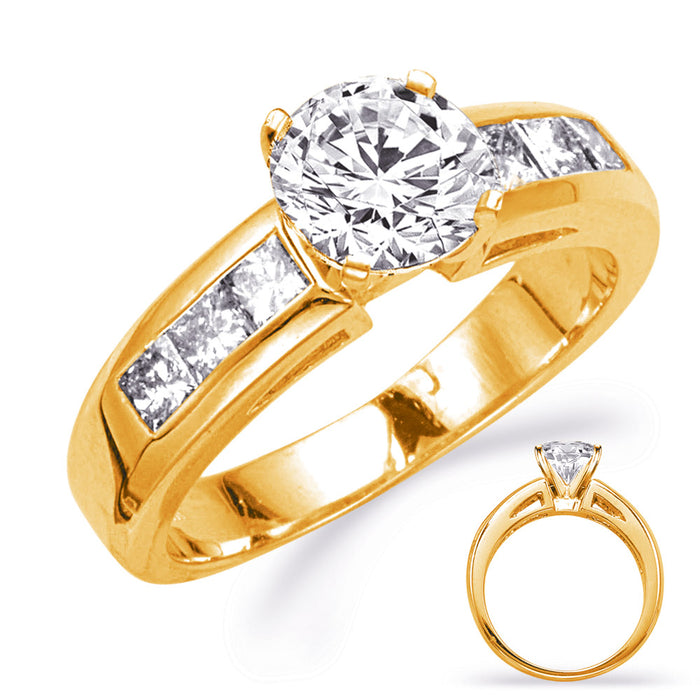 Yellow Gold Engagement Ring - EN1800YG