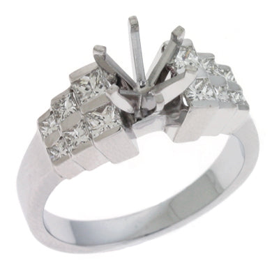 Platinum Engagement Ring - EN1807-PL