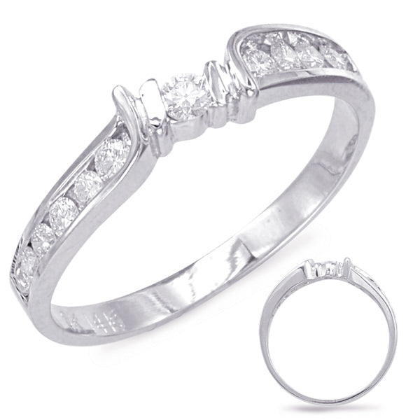 White Gold Matching Band - EN1815-BWG
