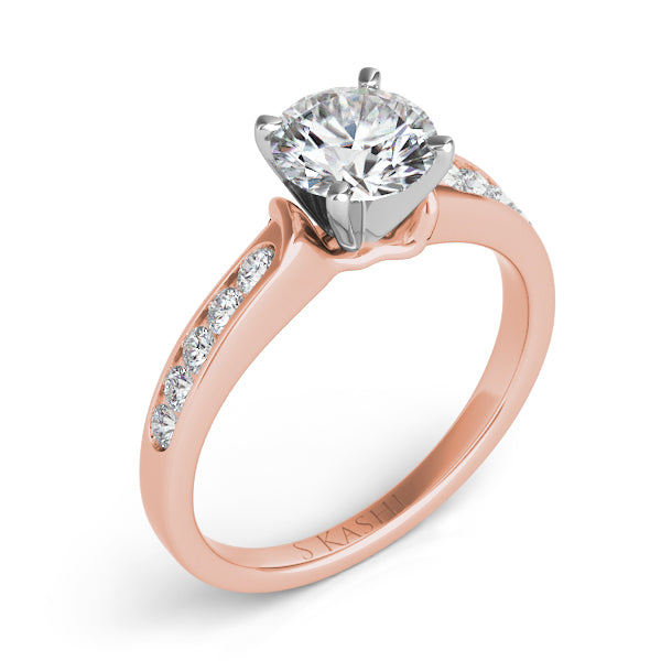 Rose Gold Engagement Ring - EN1815RG