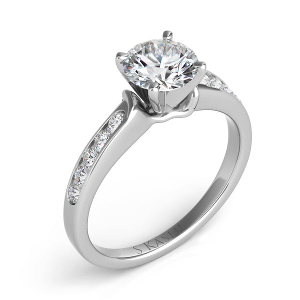 White Gold Engagement Ring - EN1815WG