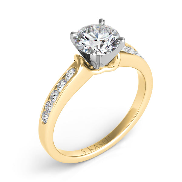 Yellow Gold Engagement Ring - EN1815YG