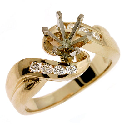 Yellow Gold Engagement Ring - EN1845