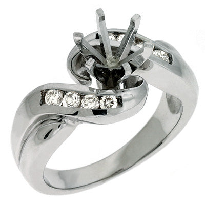 White Gold Engagement Ring - EN1845WG
