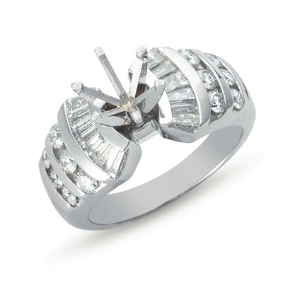 Platinum Engagement Ring - EN1848-PL