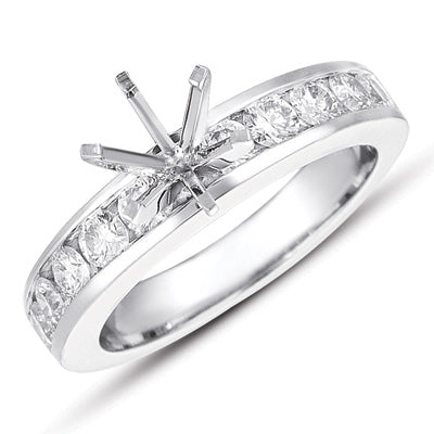 White Gold Engagement Ring - EN1858WG