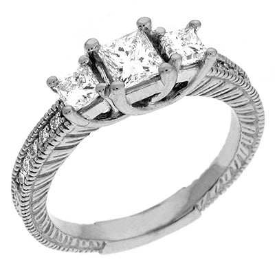 White Gold Engagement Ring - EN1869WG
