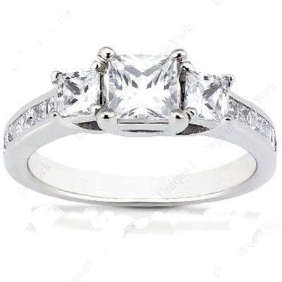 White Gold Engagement Ring - EN1891WG