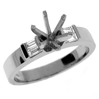 Platinum Engagement Ring - EN1901-PL