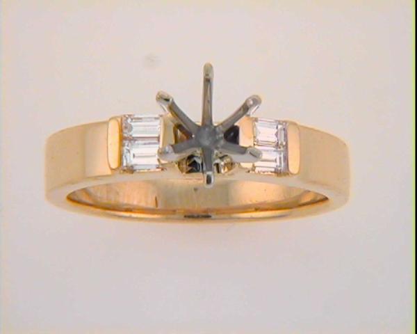 Yellow Gold Engagement Ring - EN1901YG