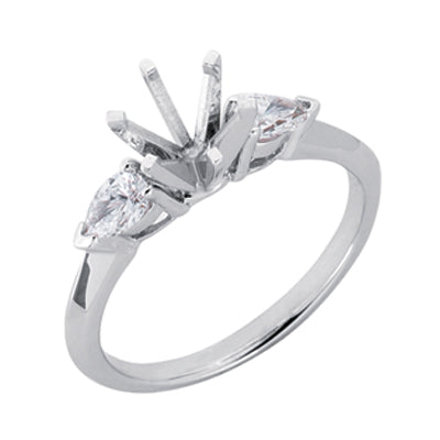 White Gold Engagement Ring - EN1902WG