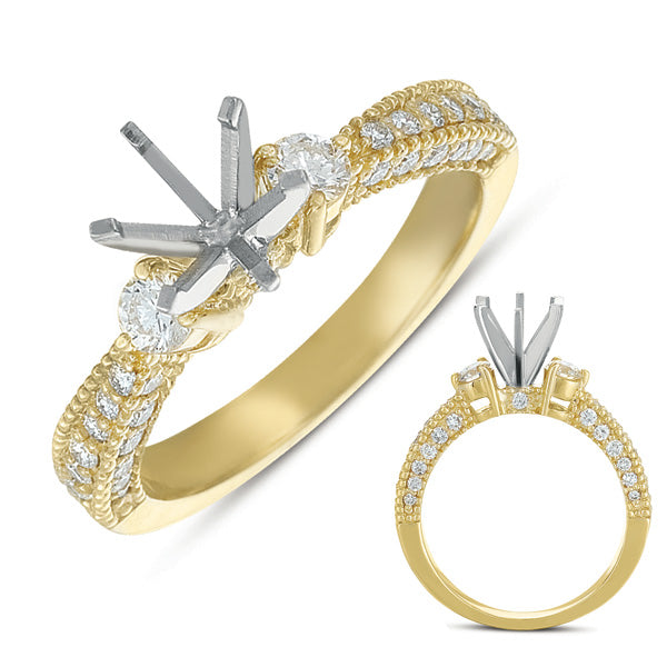 Yellow Gold Engagement Ring - EN1907YG