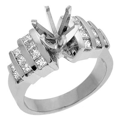 White Gold Engagement Ring - EN1913WG
