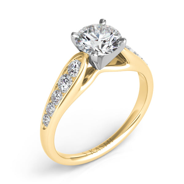 Yellow Gold Engagement Ring - EN1935YG