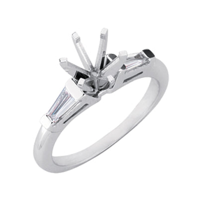 White Gold Engagement Ring - EN1995-5.0MWG