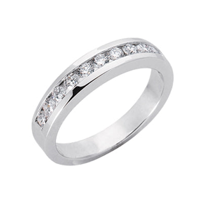 Channel Set Diamond Band - EN3000-BWG