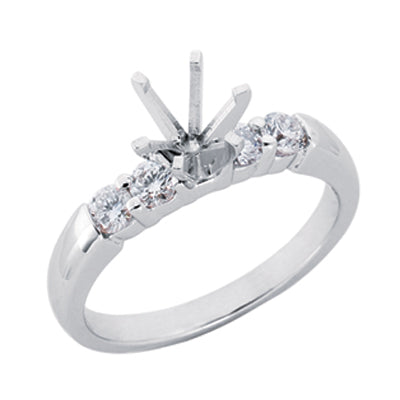 White Gold Engagement Ring - EN3291WG