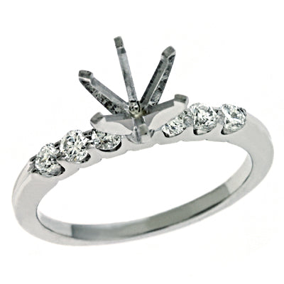 White Gold Engagement Ring - EN3553WG