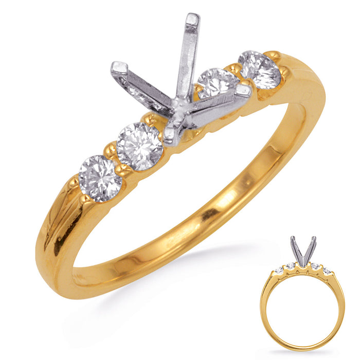 Yellow Gold Engagement Ring - EN3554YG