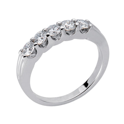 White Gold Diamond Band - EN3555-BWG