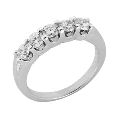 Diamond Band Five Stone - EN3556-BWG