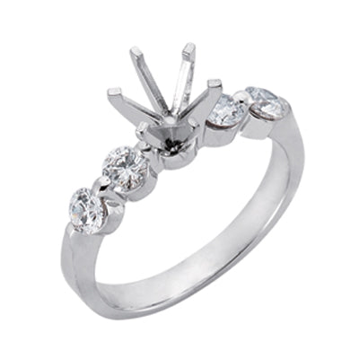 White Gold Engagement Ring - EN3585WG