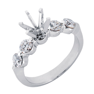 White Gold Engagement Ring - EN3586WG