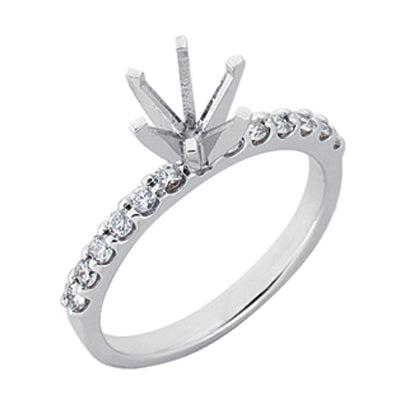 White Gold Engagement Ring - EN3599WG