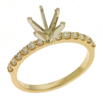 Yellow Gold Engagement Ring - EN3599YG