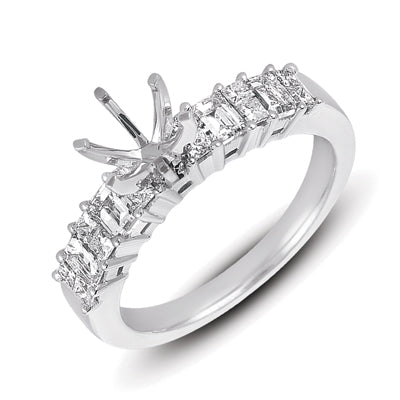 White Gold Engagement Ring - EN3843WG