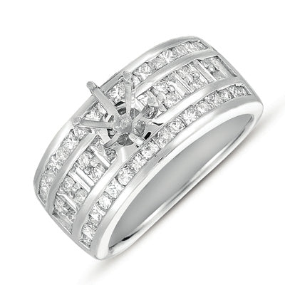 White Gold Engagement Ring - EN4091WG