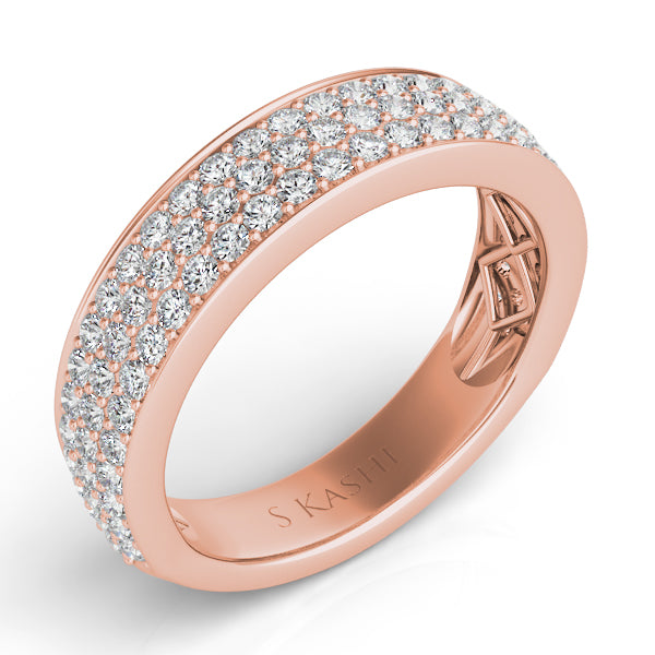 Rose Gold Diamond Band - EN4171-BRG