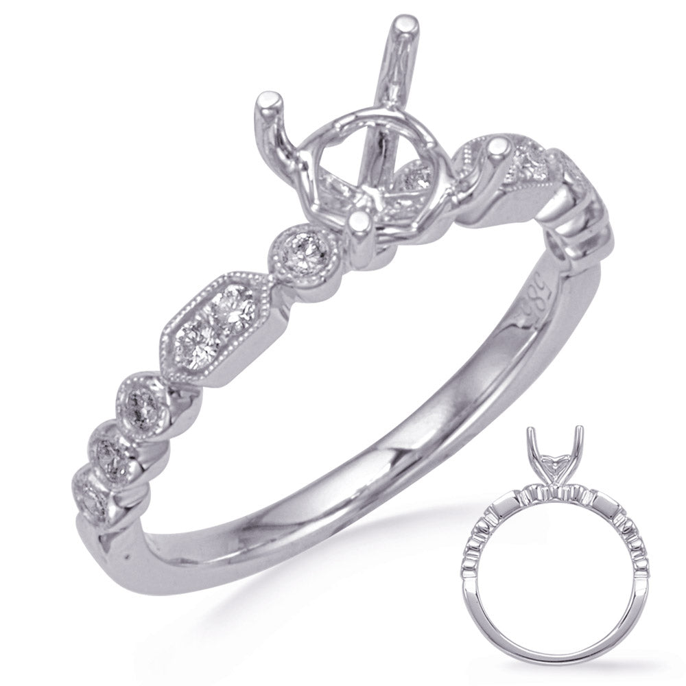 White Gold Engagement Ring - EN4723-1WG