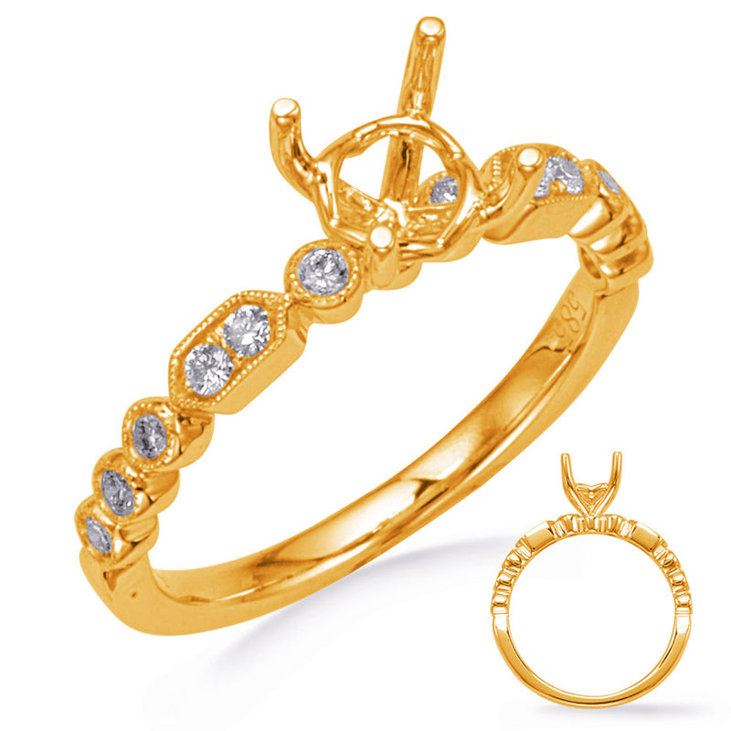 Yellow Gold Engagement Ring - EN4723-1YG