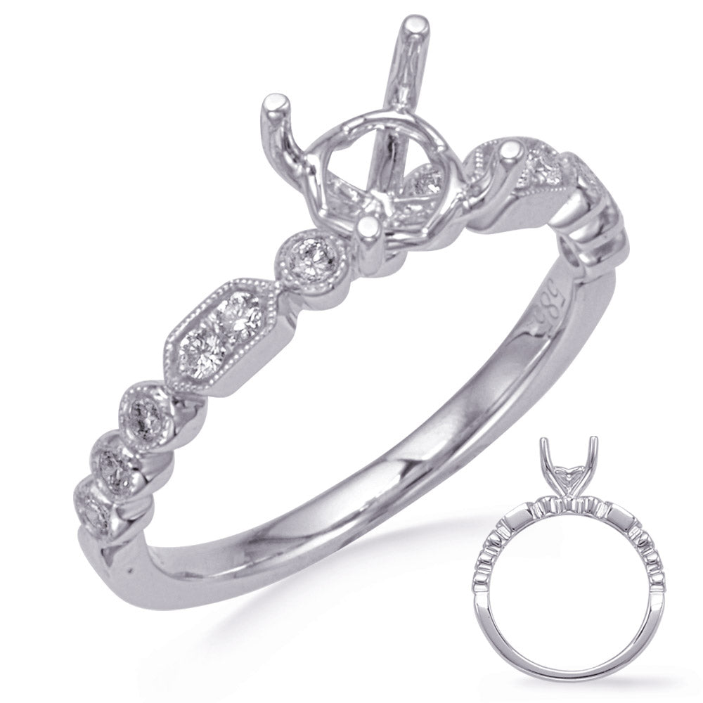 White Gold Engagement Ring - EN4723-50WG