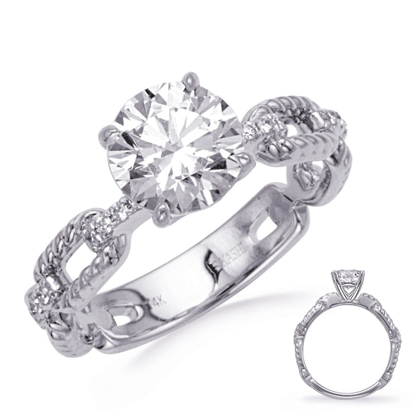 White Gold Engagement Ring - EN4790-1WG